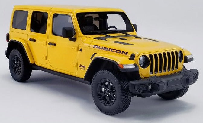 LE724 BURAGO GOLD COLLEZIONE Voiture 1/18 Jeep Wrangler Sahara bleue 4893993120000