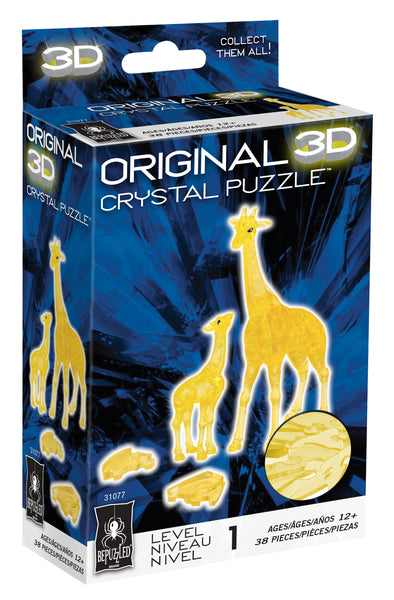 Giraffe and Baby 3D Crystal Puzzle
