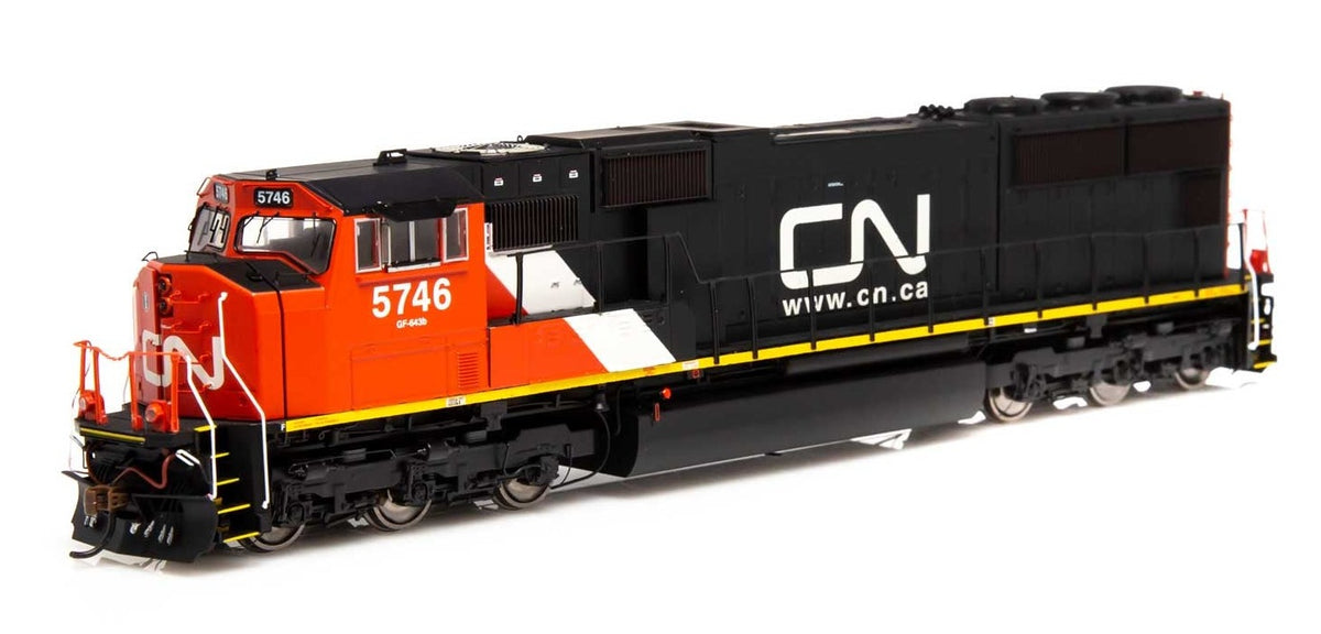 国鉄　EF75？　HO HO SD75I, CN/Web Address Logo – Hobby Express Inc.
