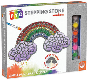 Paint Your Own Stepping Stone: Rainbow