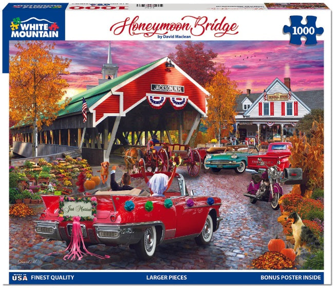 Honeymoon Bridge 1000pc Puzzle Hobby Express Inc.