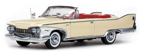 1/18 1960 Plymouth Fury Open Convertible Buttercup Yellow