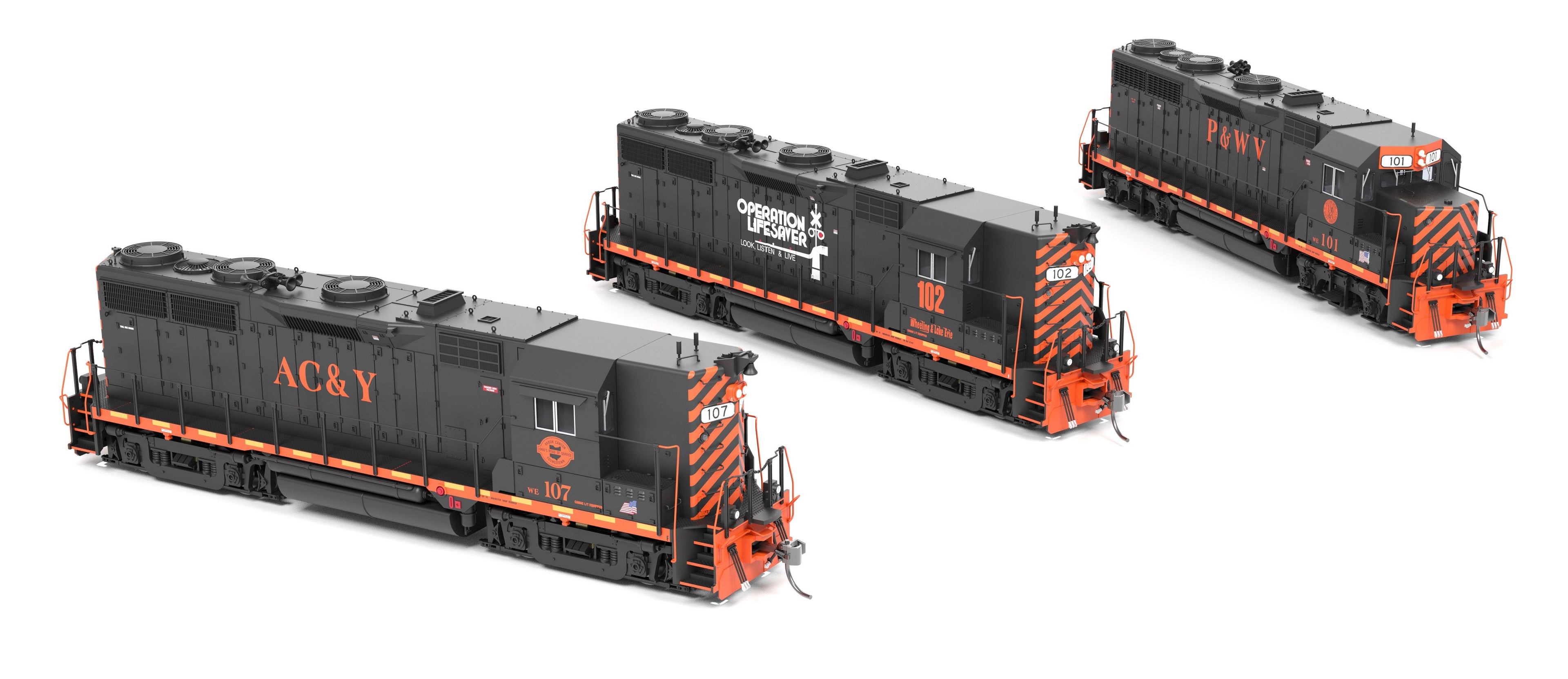 Exclusive Broadway Limited GP35s