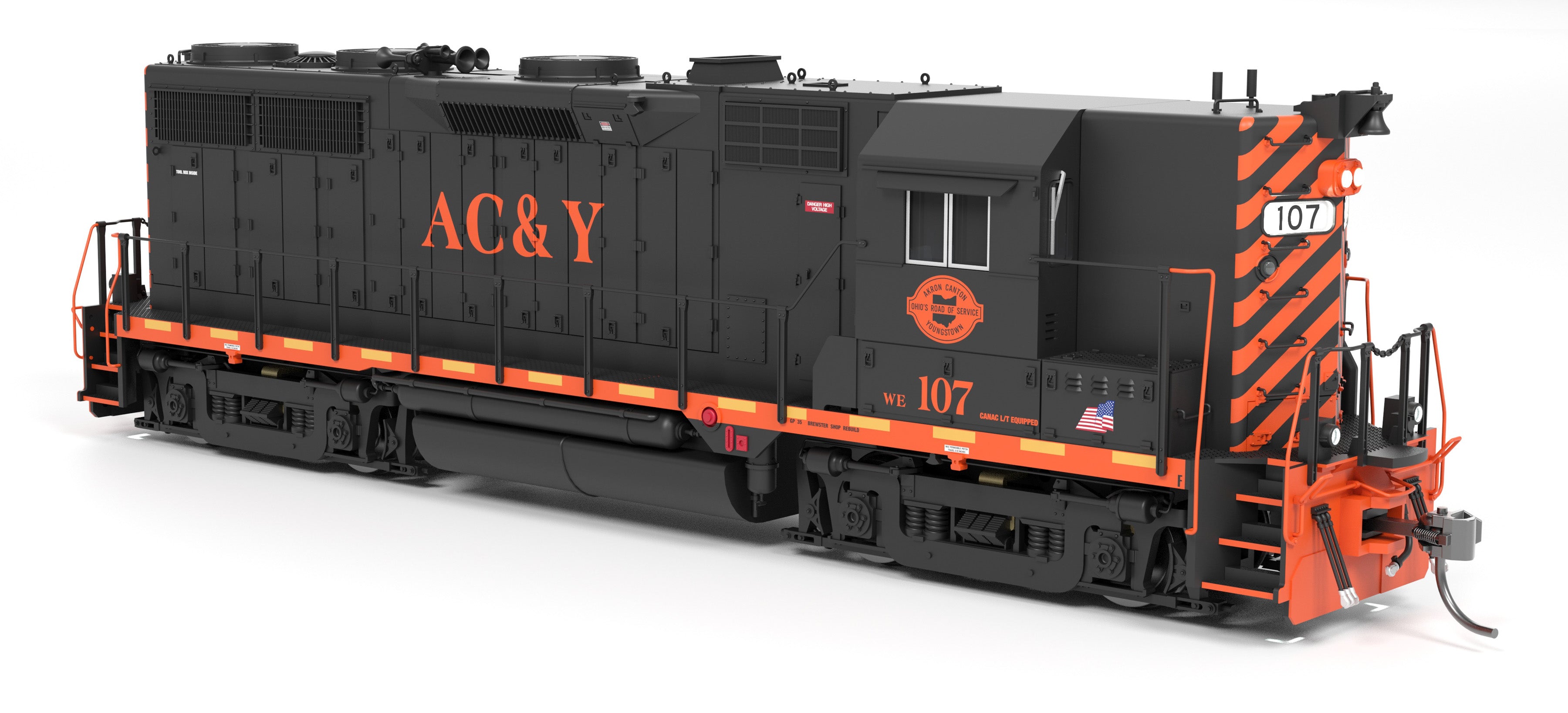 HO EMD GP35 AC&Y High Hood #107 No-Sound DCC Ready Hobby Express Exclusive PREORDER