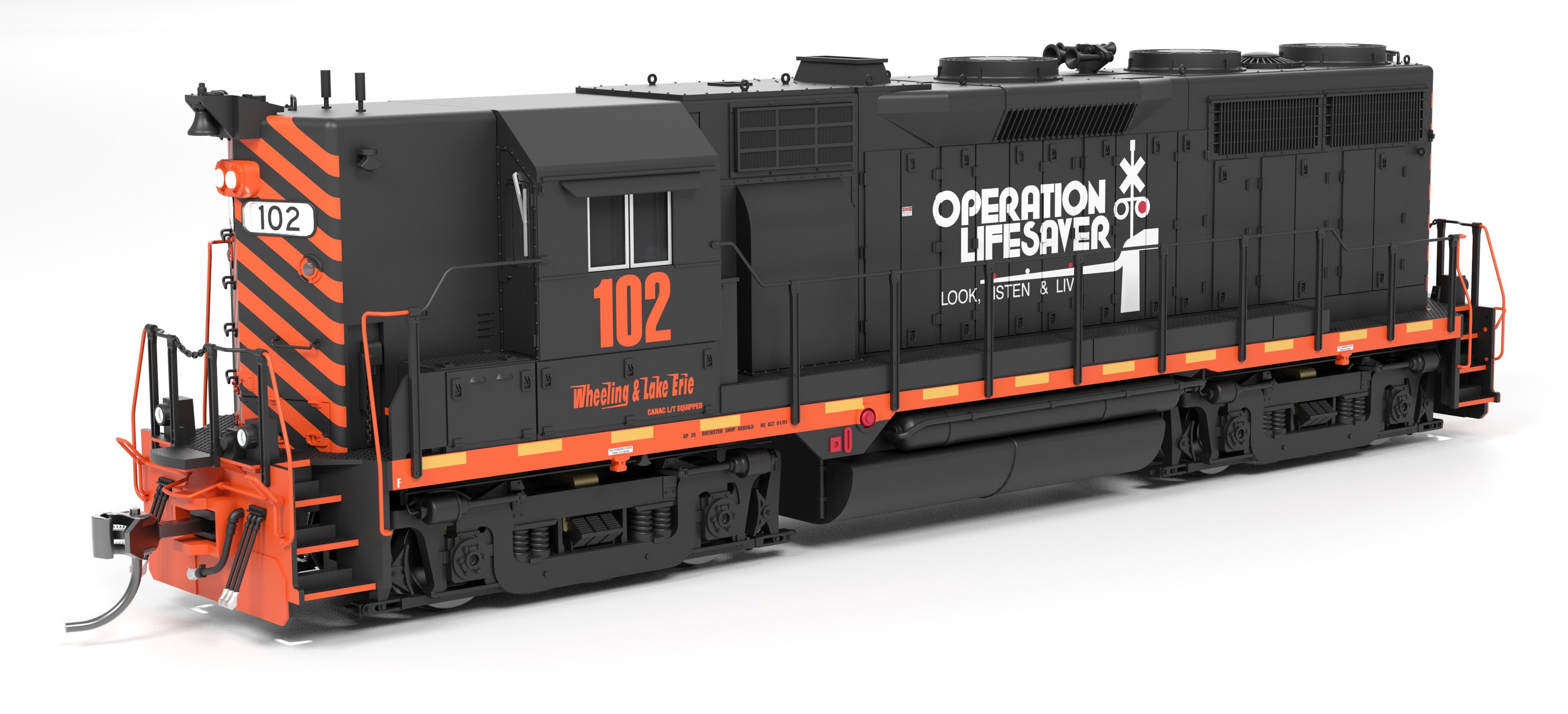 HO EMD GP35 WLE Operation Lifesaver #102 Paragon4 Sound/DC/DCC Hobby Express Exclusive PREORDER