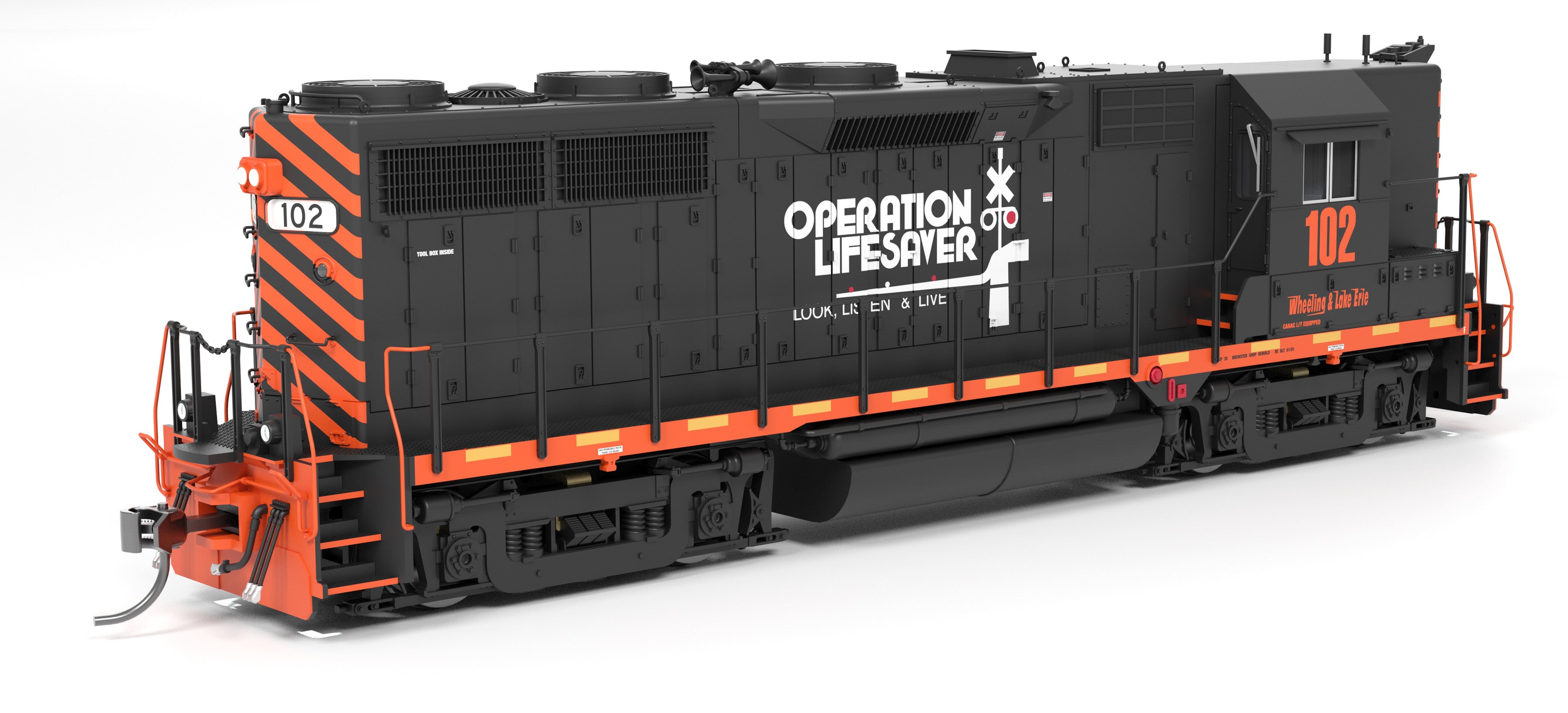 HO EMD GP35 WLE Operation Lifesaver #102 Paragon4 Sound/DC/DCC Hobby Express Exclusive PREORDER