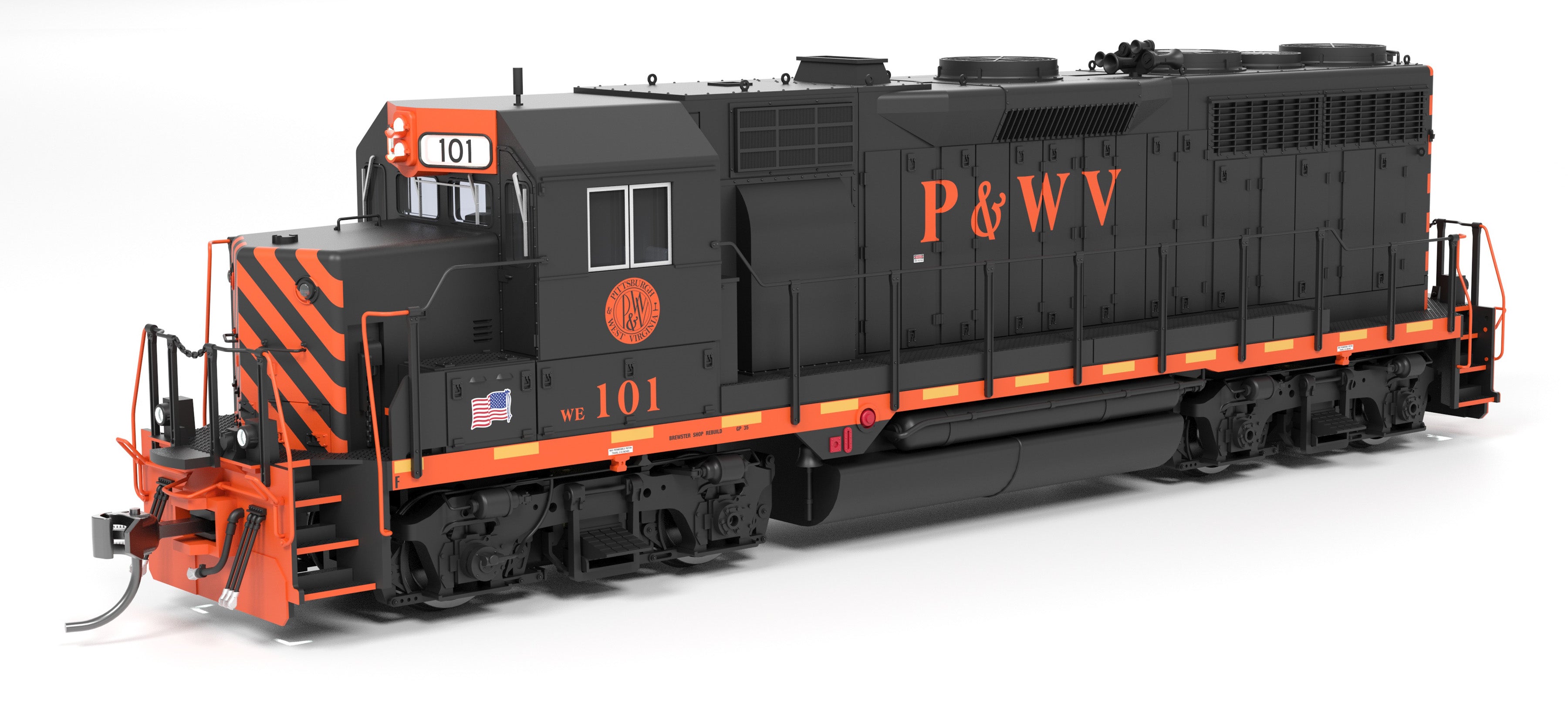 HO EMD GP35 P&WV #101 Paragon4 Sound/DC/DCC Hobby Express Exclusive PREORDER
