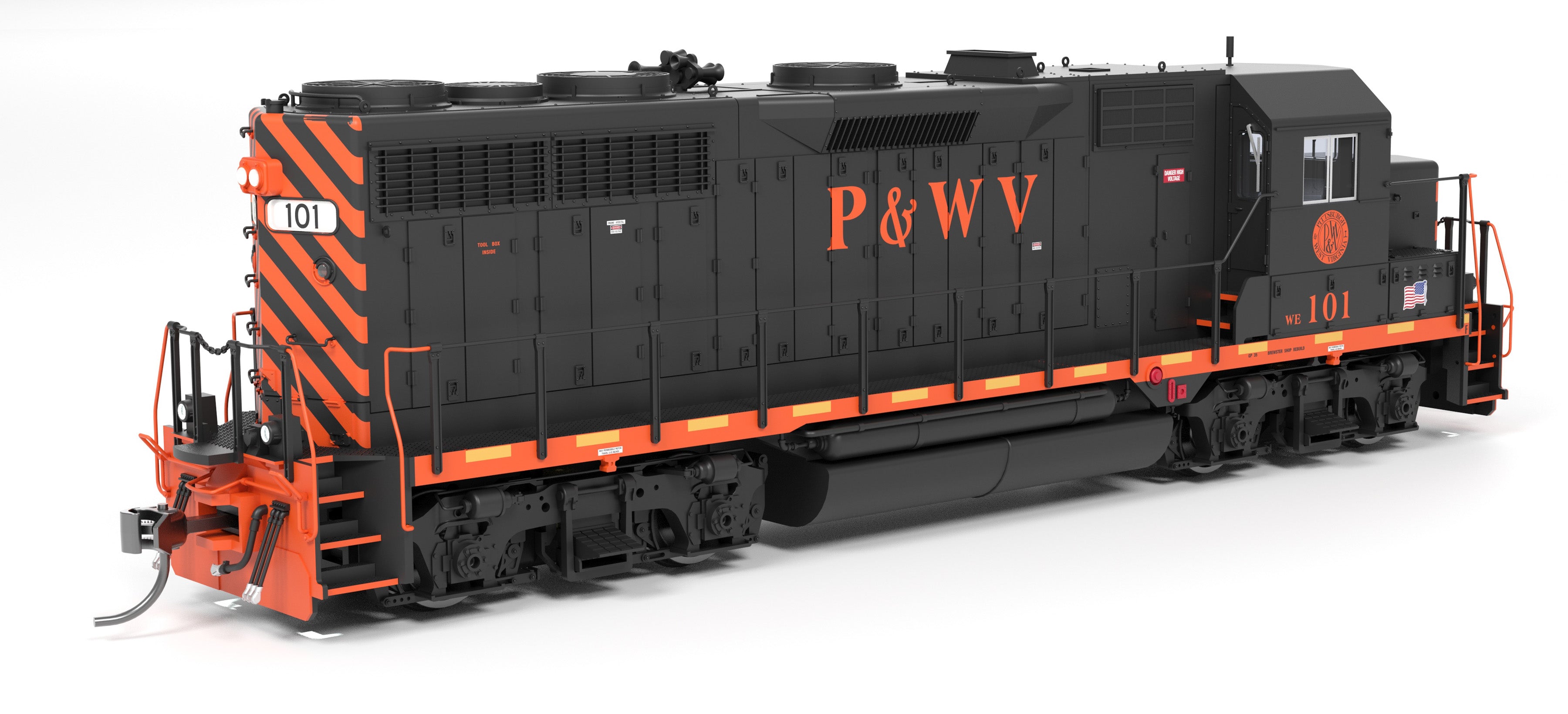 HO EMD GP35 P&WV #101 Paragon4 Sound/DC/DCC Hobby Express Exclusive PREORDER