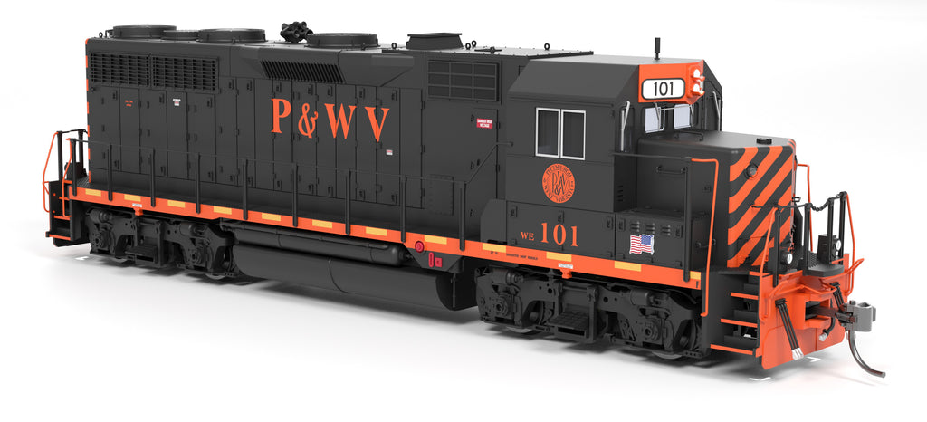 HO EMD GP35 P&WV #101 No-Sound DCC Ready Hobby Express Exclusive PREORDER