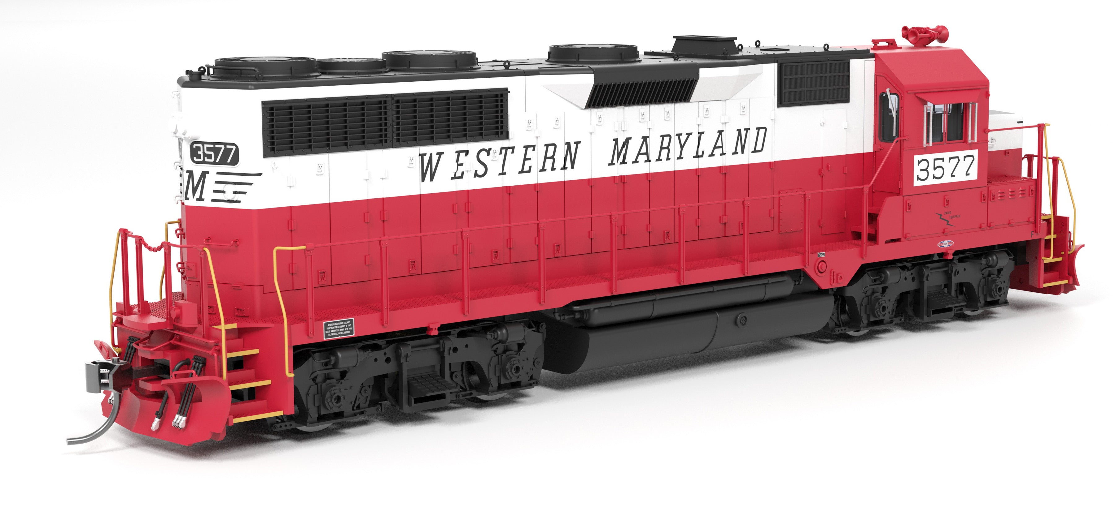 HO EMD GP35 WM #3580 Circus Paint Scheme No-Sound DCC Ready Hobby Express Exclusive PREORDER
