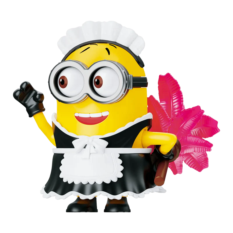 Minion character dressed as a maid.