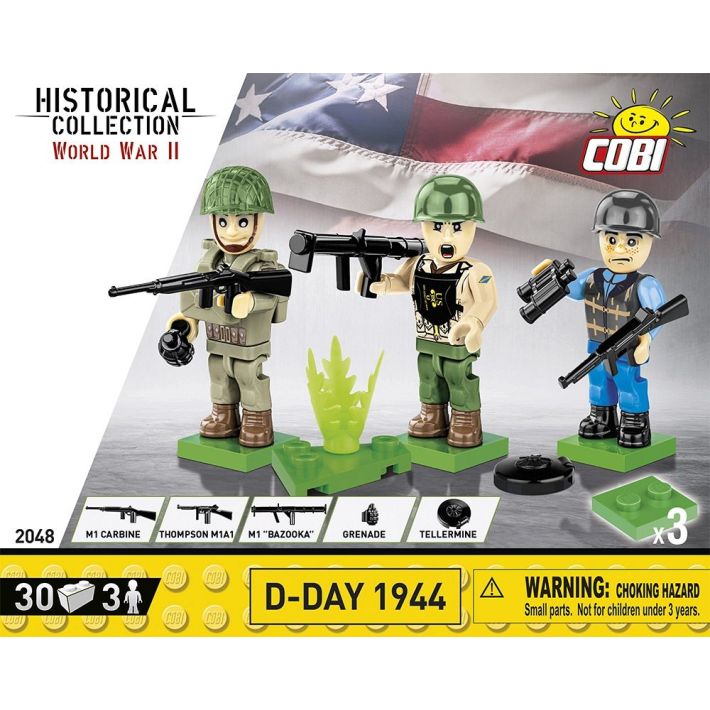 30pc D-Day US Army Troops