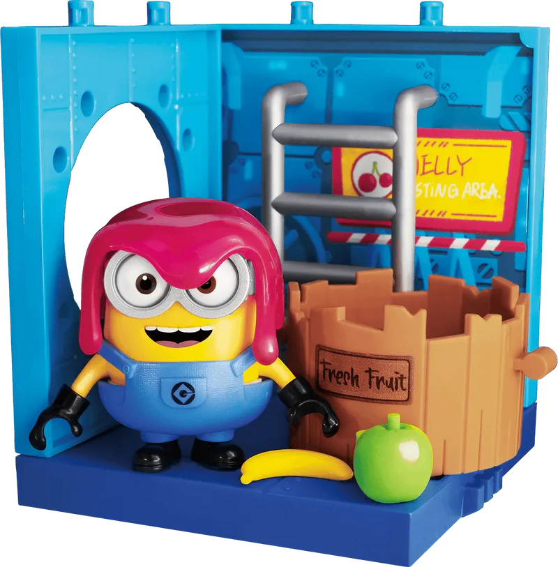 Minion Figure with jelly on his head.