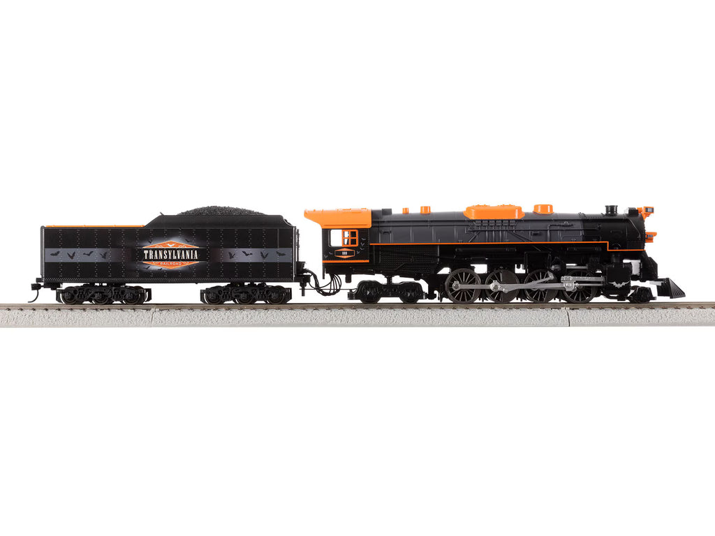 HO Scale Transylvania Railroad Steam engine and tender.