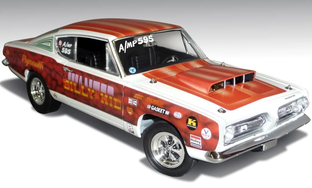 Model of Billy the Kid 1968 Hemi Barracuda 