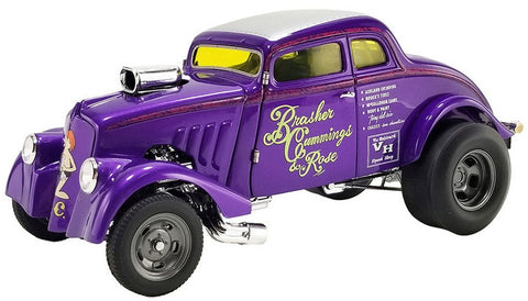 1/18 1933 Willys Gasser Purple "Brasher, Cummings & Rose"