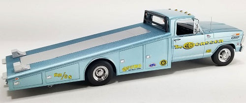 1/18 1970 Ford F-350 Ramp Truck Light Blue Metallic "Malco Gasser"