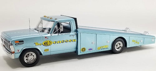 1/18 1970 Ford F-350 Ramp Truck Light Blue Metallic "Malco Gasser"