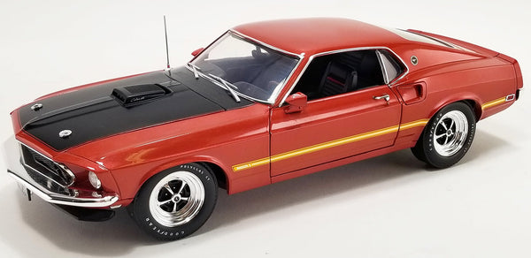 1/18 1969 Ford Mustang 428 Cobra Jet Indian Fire