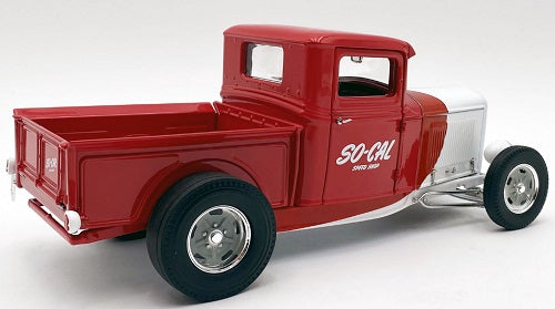 1932 Ford truck model in red and white