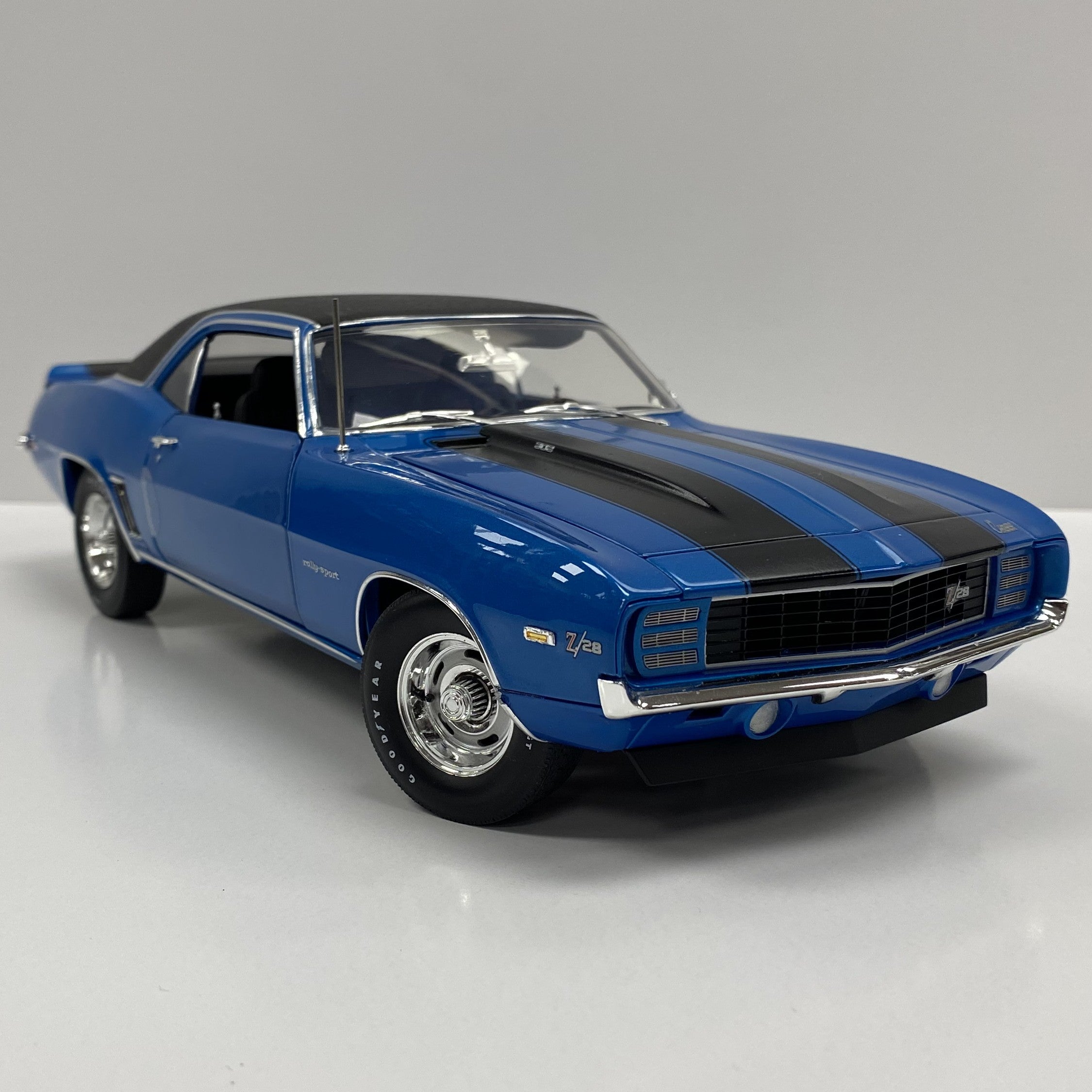 Scale model of 1969 Chevy Camaro.