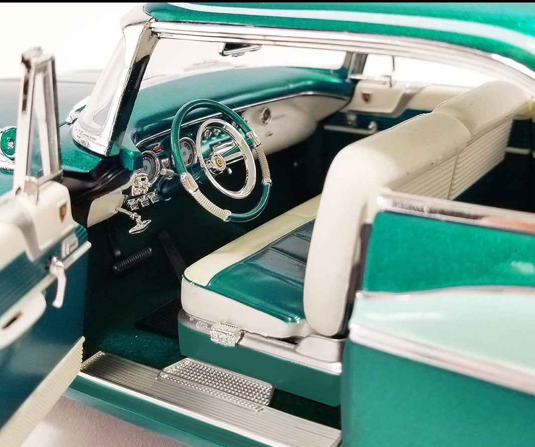 Interior of diecast model car.