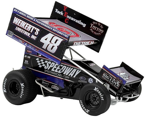 1/18 scale model of a sprint car.