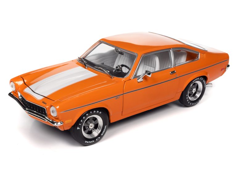 1/18 scale diecast model car of 1973 Vega GT in Orange.