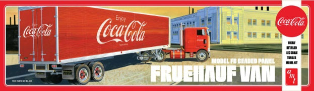 1/25 Fruehauf Beaded Van Semi Trailer, Coca-Cola