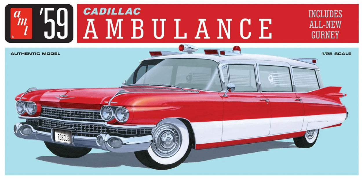 1/25 1959 Cadillac Ambulance w/Gurney