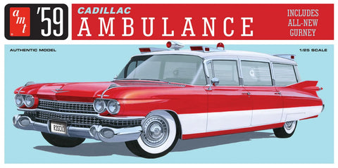 1/25 1959 Cadillac Ambulance with Gurney