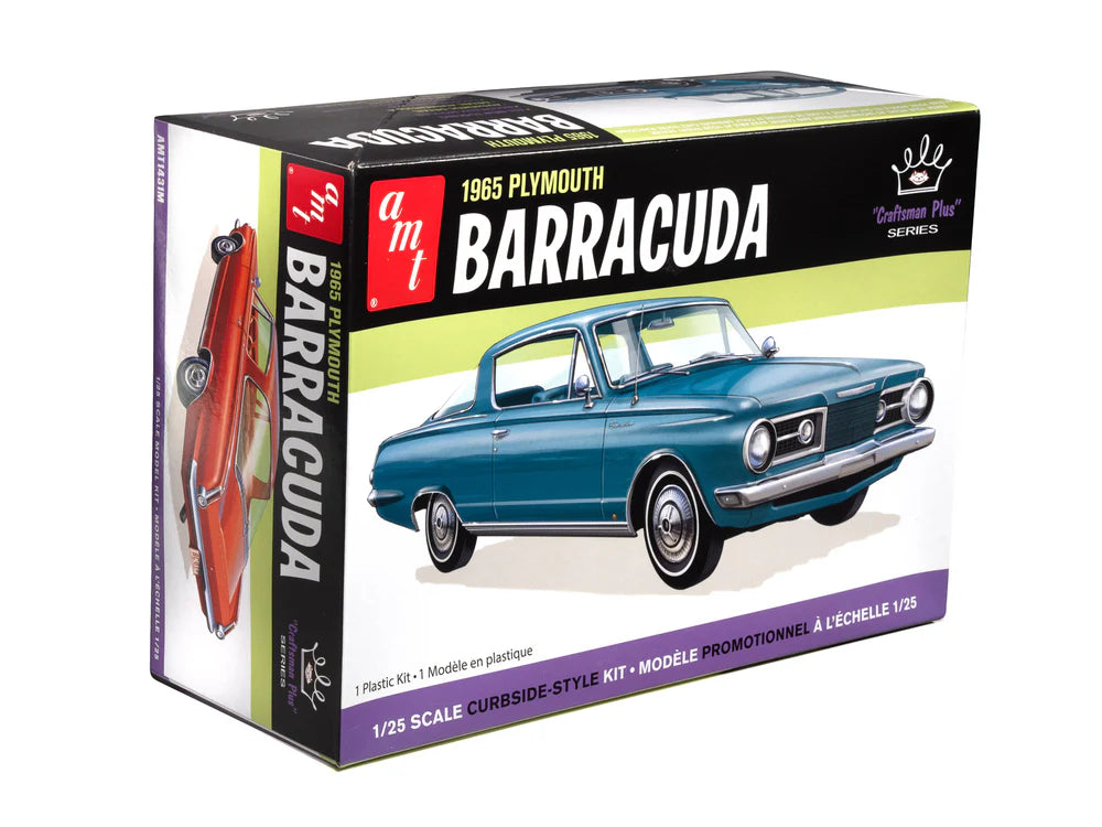 Model car kit box for 1965 Plymouth Barracuda.