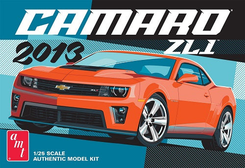 1/25 scale 2013 Camaro ZL1 model kit box art