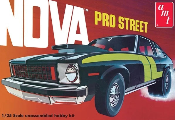 Model car kit box art with car and words "NOVA PRO STREET"