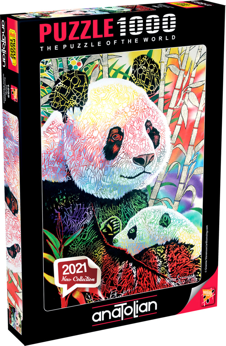 1000pc Rainbow Panda Puzzle