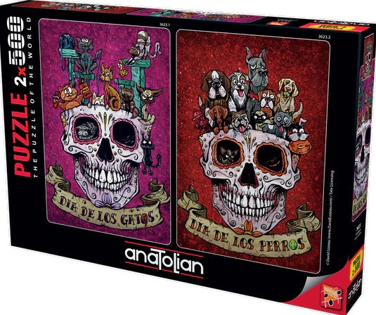 2x 500pc Halloween Puzzle