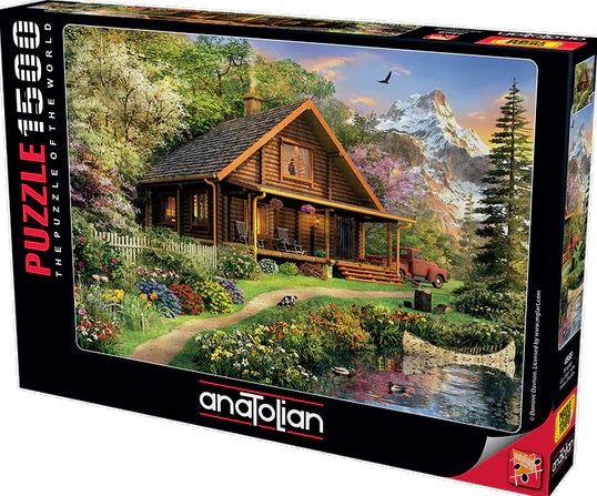 1500pc Log Cabin Home Puzzle