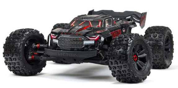 Front and side of stunt truck