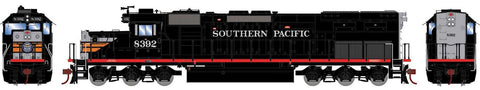 HO SD40T-2 Locomotive, SP/Black Widow #8392