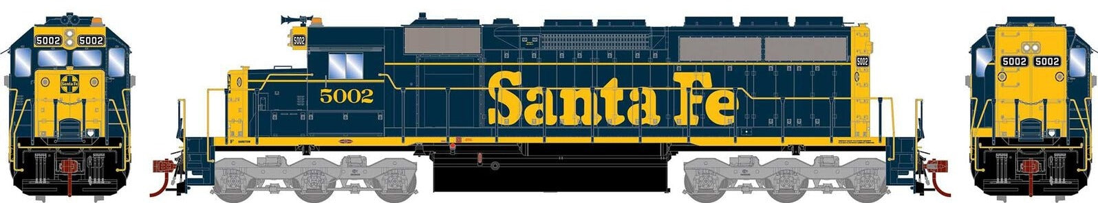 HO SD40 SF #5002