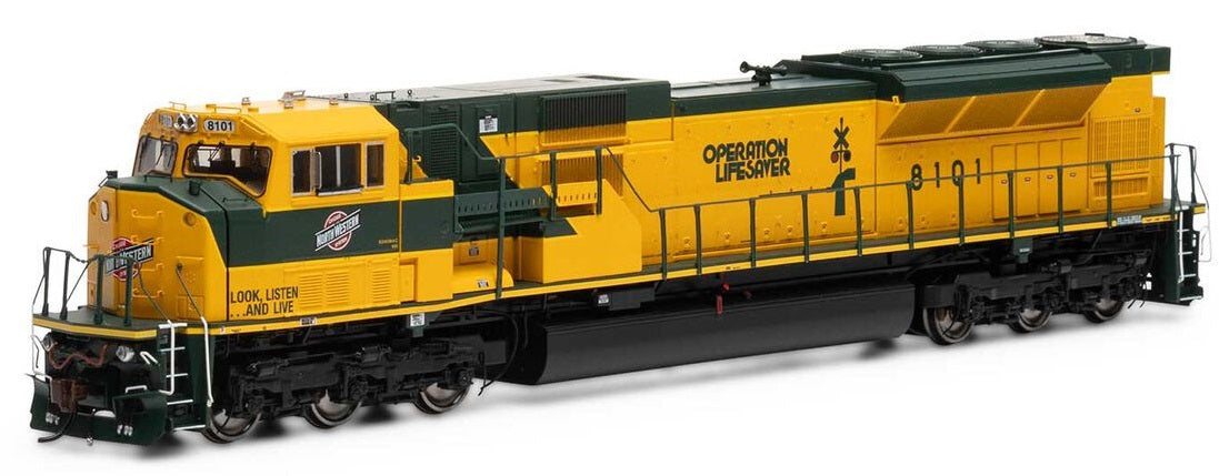HO SD80MAC w/DCC/Snd CNW #8101