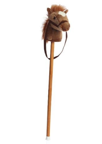 Toy Brown Horse on a stick.