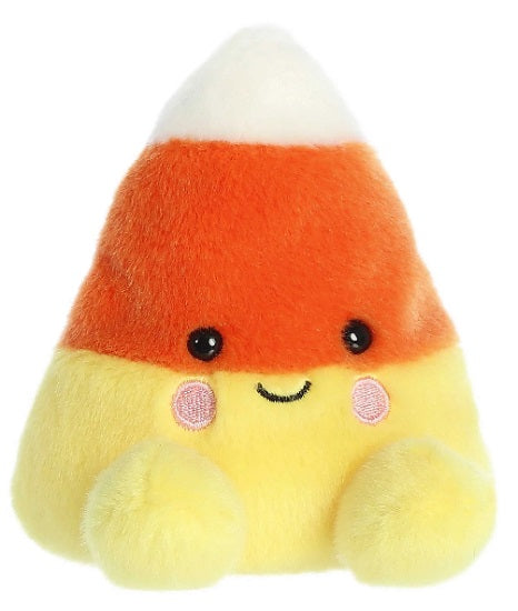 Plush Candy Corn with a smiling face.