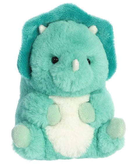 5" Tey Triceratops Rolly Pet