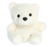 5" Puck Polar Bear Palm Pals