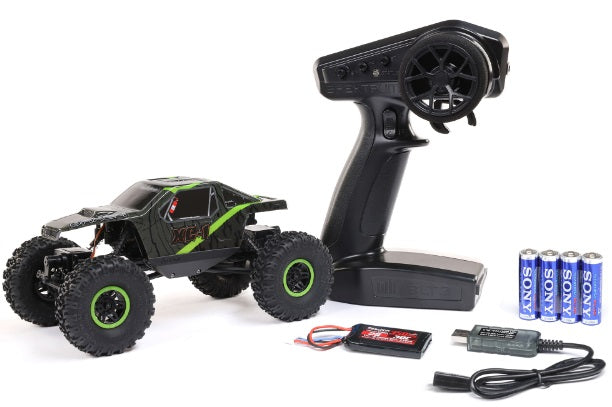 1/24 AX24 XC-1 4WS 4X4 RTR Brushed Rock Crawler (Battery & Charger Included), Green