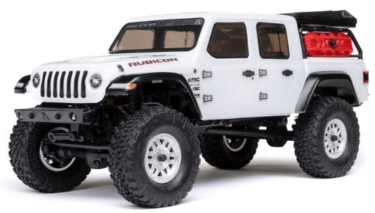 1/24 Axial SCX24 Jeep JT Gladiator 4WD RTR Scale Mini Crawler (White) w/2.4GHz Radio