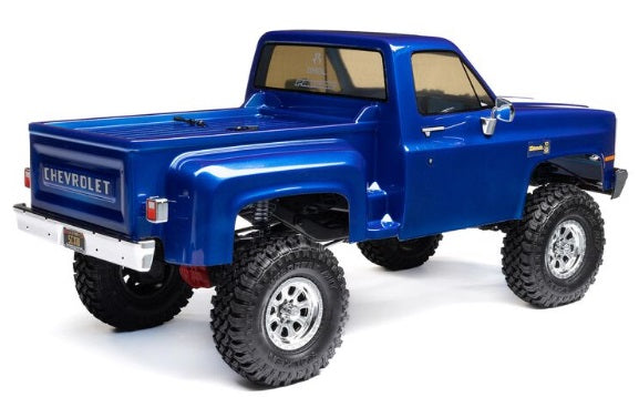 1/10 SCX10 III Base Camp 1982 Chevrolet K10 4X4 RTR Brushed Rock Crawler, Blue
