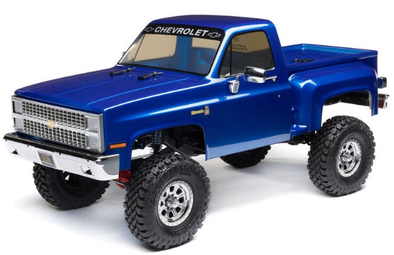 1/10 SCX10 III Base Camp 1982 Chevrolet K10 4X4 RTR Brushed Rock Crawler, Blue