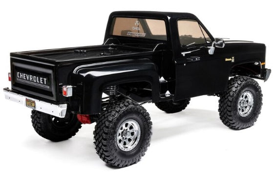 1/10 SCX10 III Base Camp 1982 Chevrolet K10 4X4 RTR Brushed Rock Crawler, Black